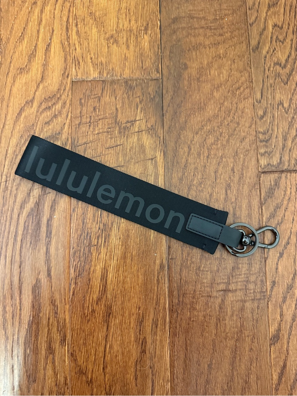 lululemon athletica Black Never Lost Keychain